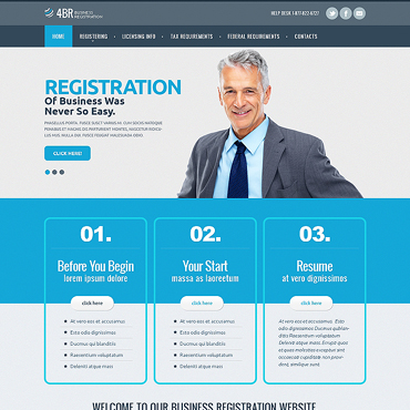 Business Success Responsive Website Templates 46285