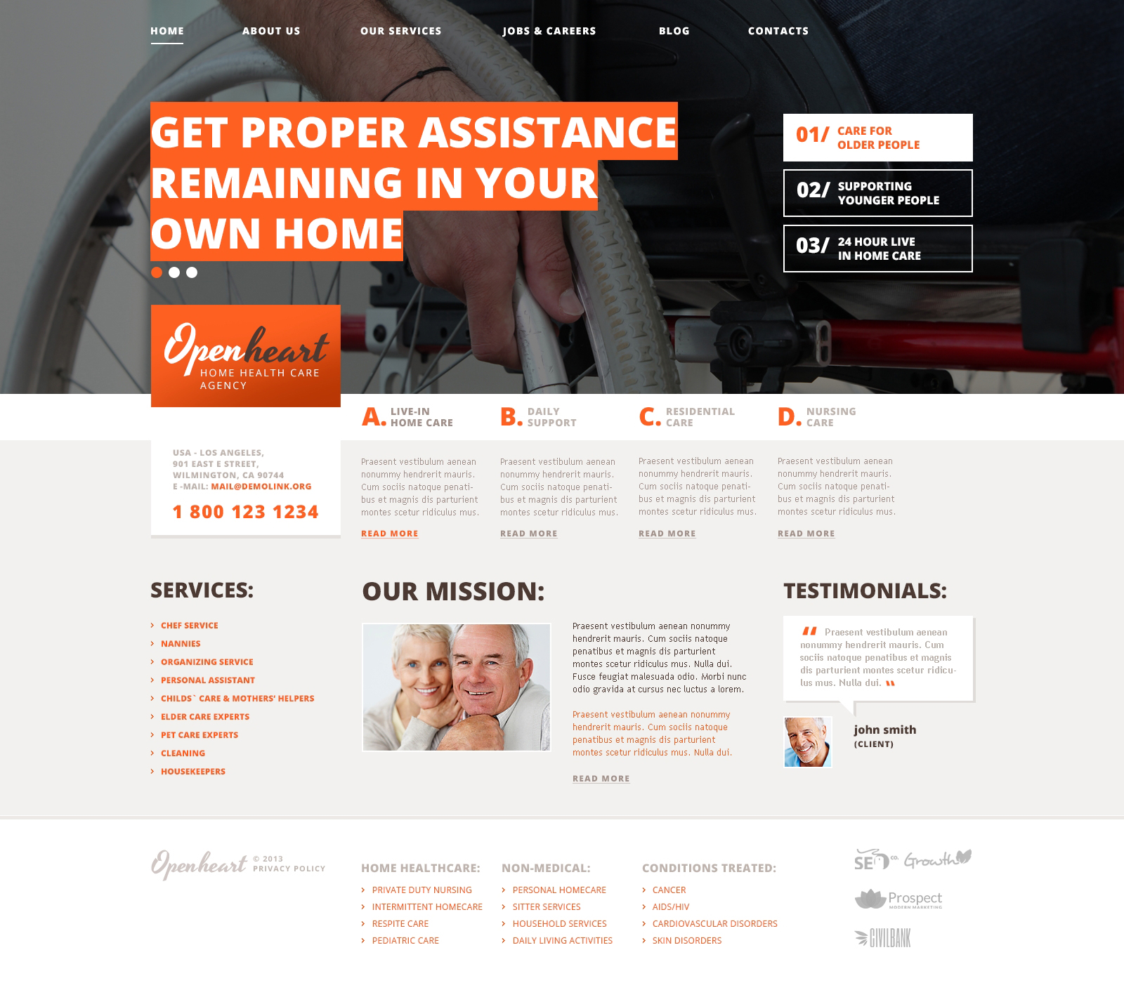 Motivational Rehabilitation WordPress Theme