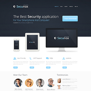 Security Applications Drupal Templates 46390