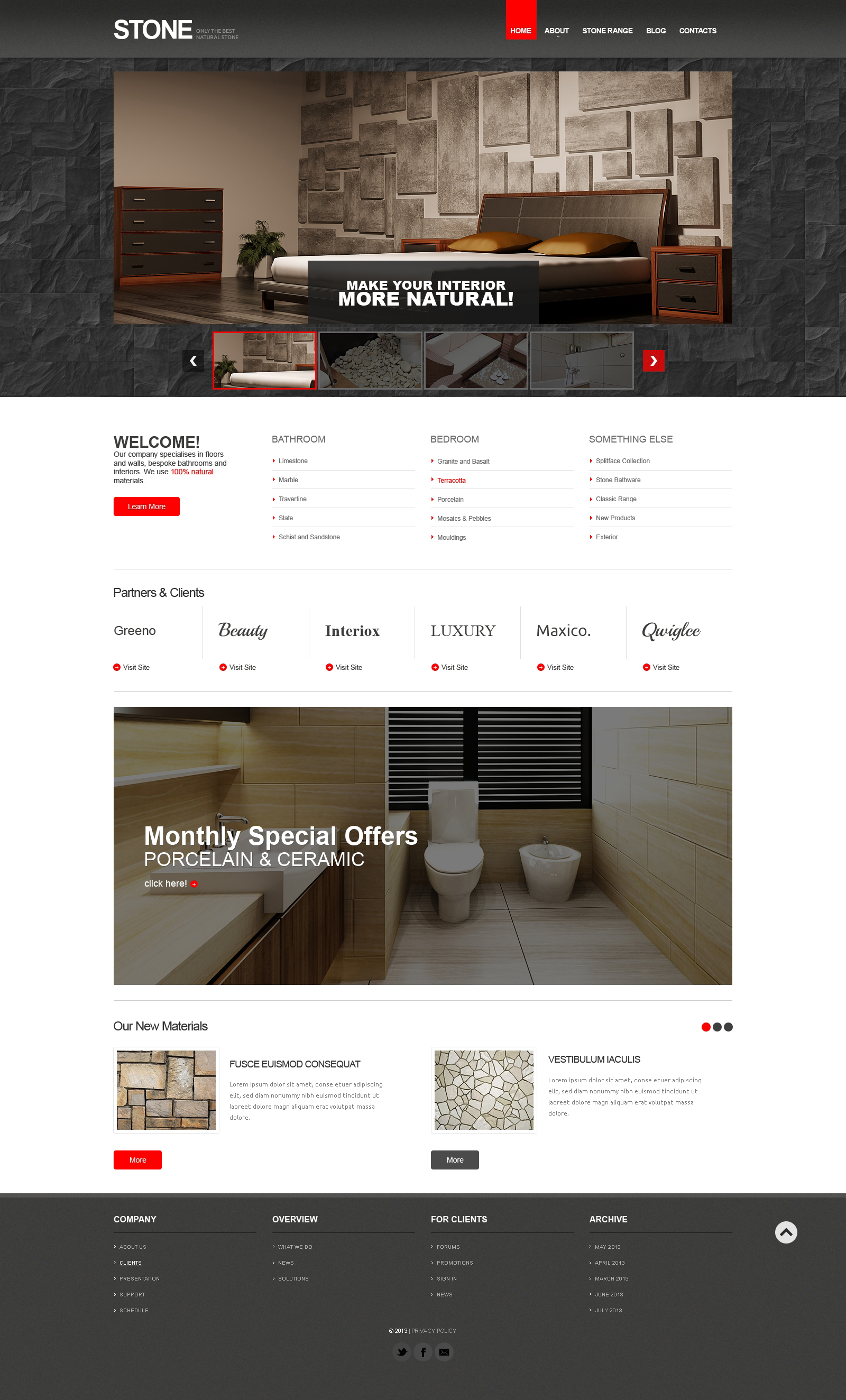 Flooring Responsive Website Template