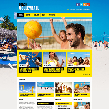 Volley Shark WordPress Themes 46547