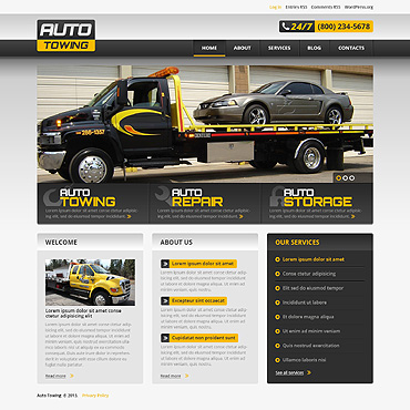 Towing Services WordPress Themes 46549