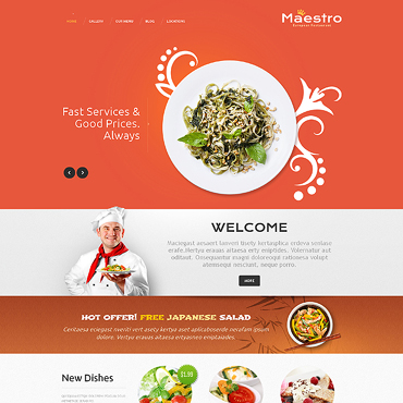 Restaurant Meat WordPress Themes 46572