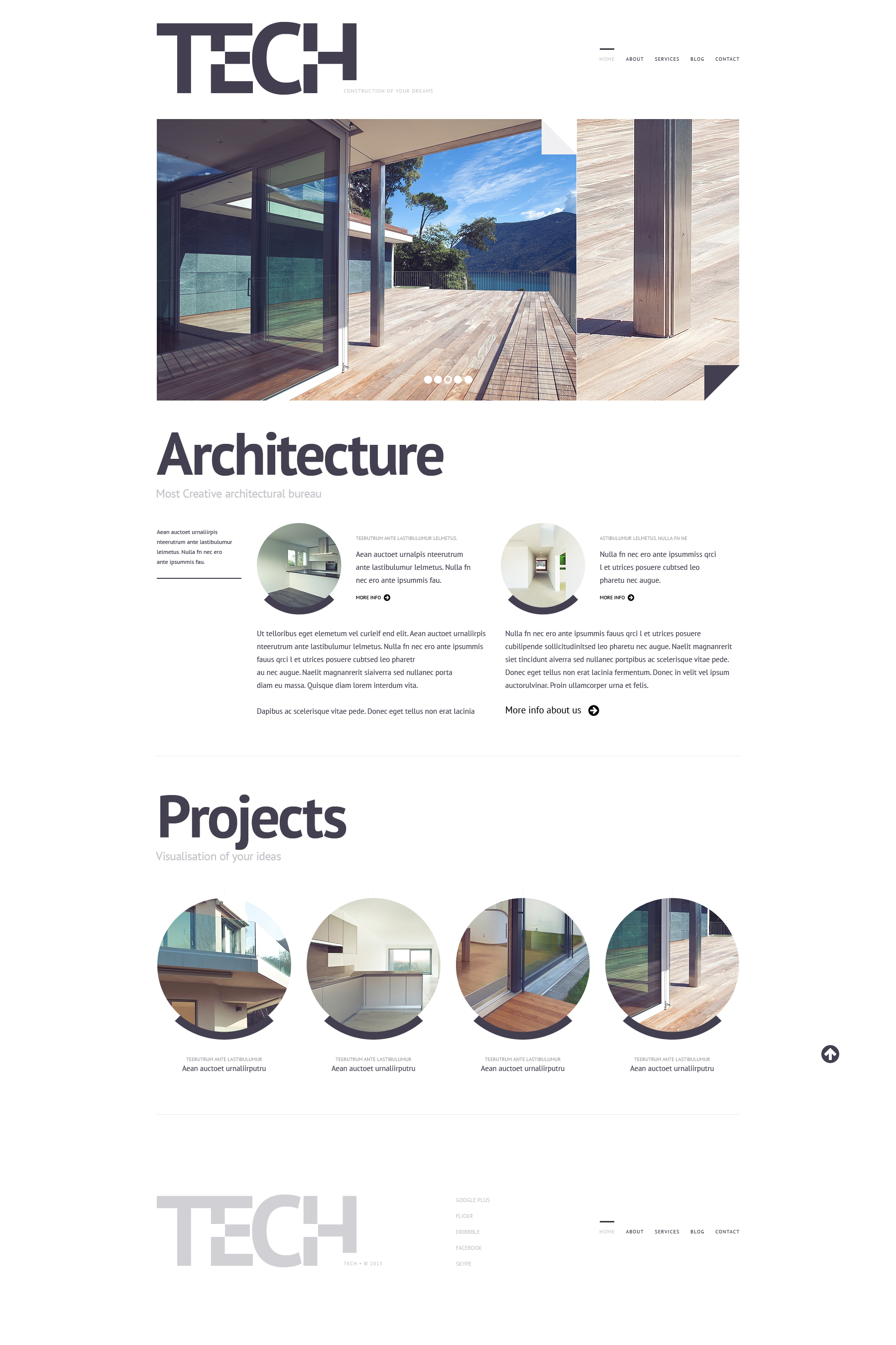 Construction Company Responsive Website Template