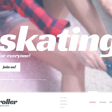 Skate Skater Responsive Website Templates 46715