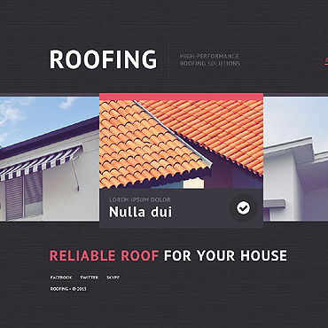 Company Roof Responsive Website Templates 46717