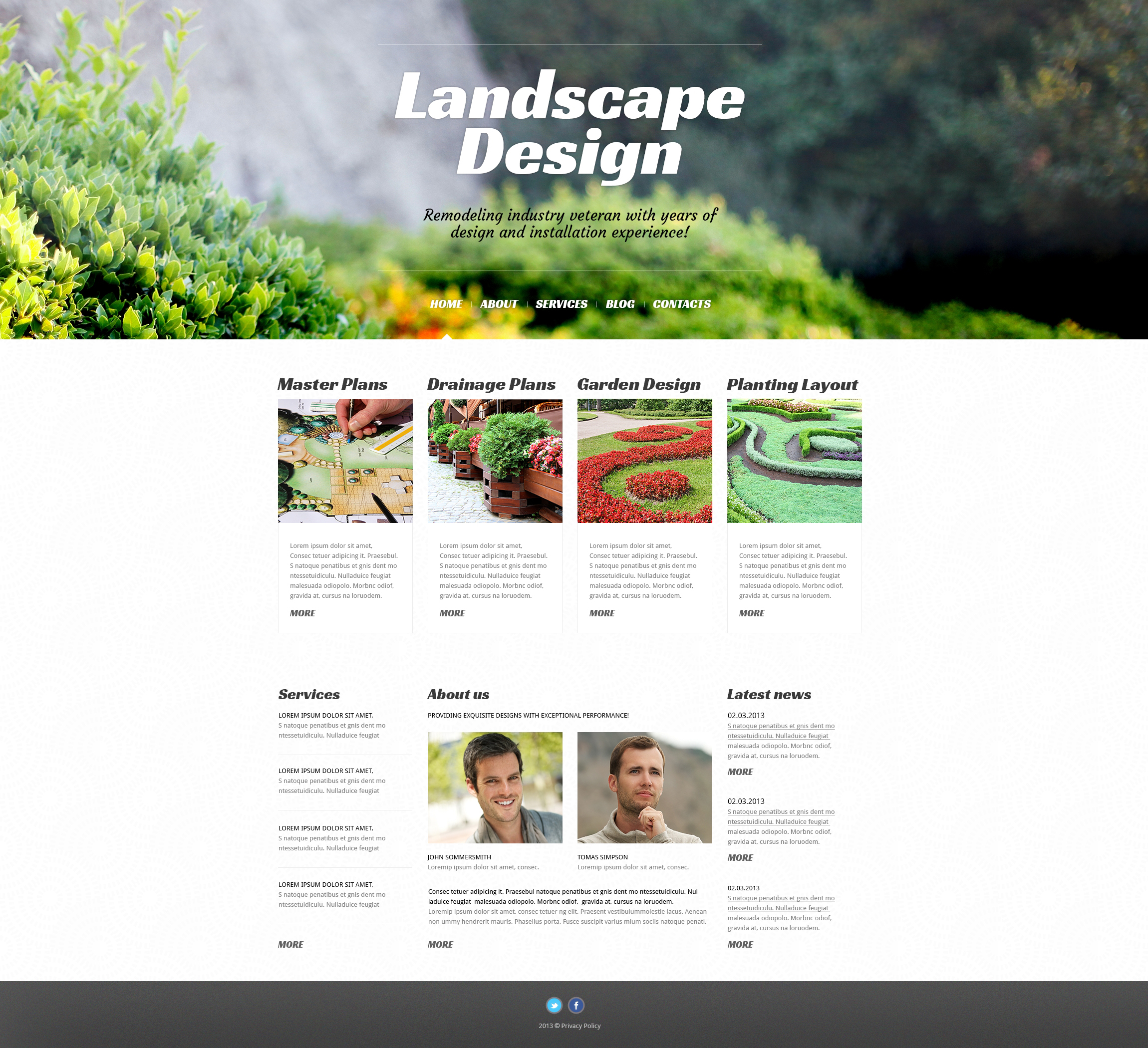 Landscape Design Alive WordPress Theme
