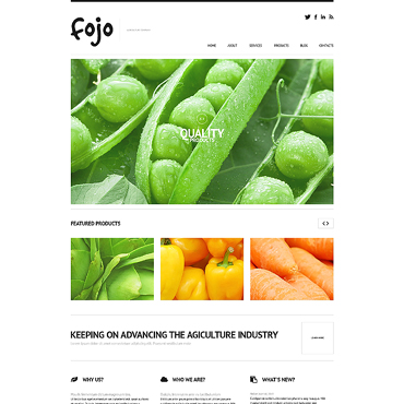 Agriculture Company WordPress Themes 46782