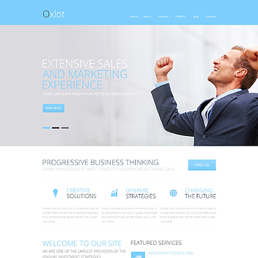 Business Success Responsive Website Templates 46910