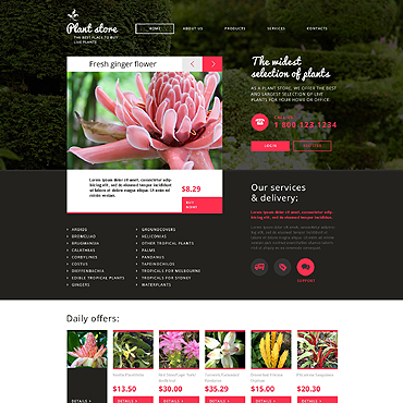 Landscape Design Responsive Website Templates 46994