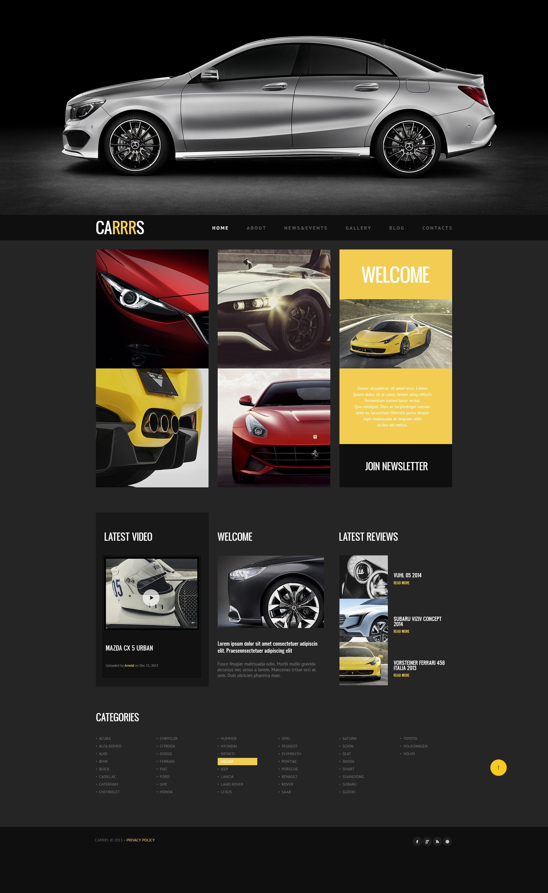 Car for Proper Deal WordPress Theme