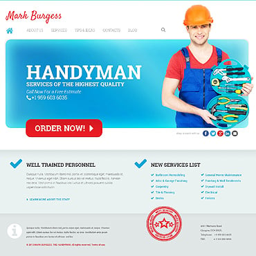 Burgess Handyman WordPress Themes 47230