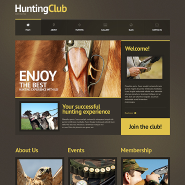 Club Rifle WordPress Themes 47233