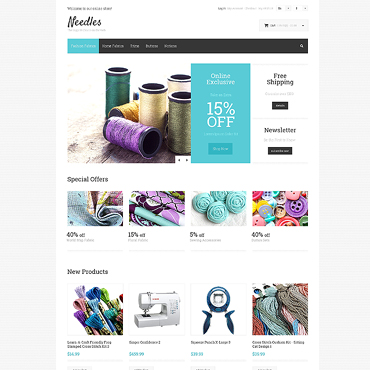 Sewing Store Magento Themes 47321