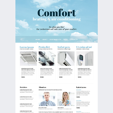 Air Conditioning Joomla Templates 47433