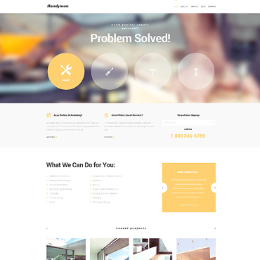 Services Home WordPress Themes 47535
