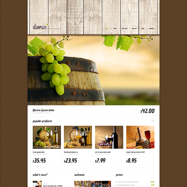 Wine Collection WordPress Themes 47541