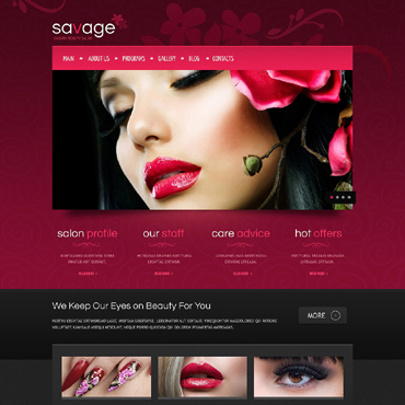 Beauty Cosmetic Drupal Templates 47607