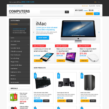 Computers Store Magento Themes 47677