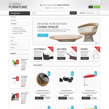 Furniture Interior Magento Themes 47678