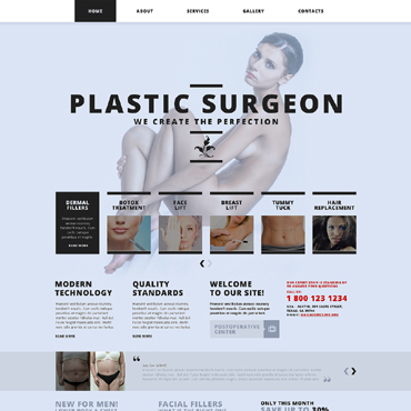  Surgeon Responsive Website Templates 47770