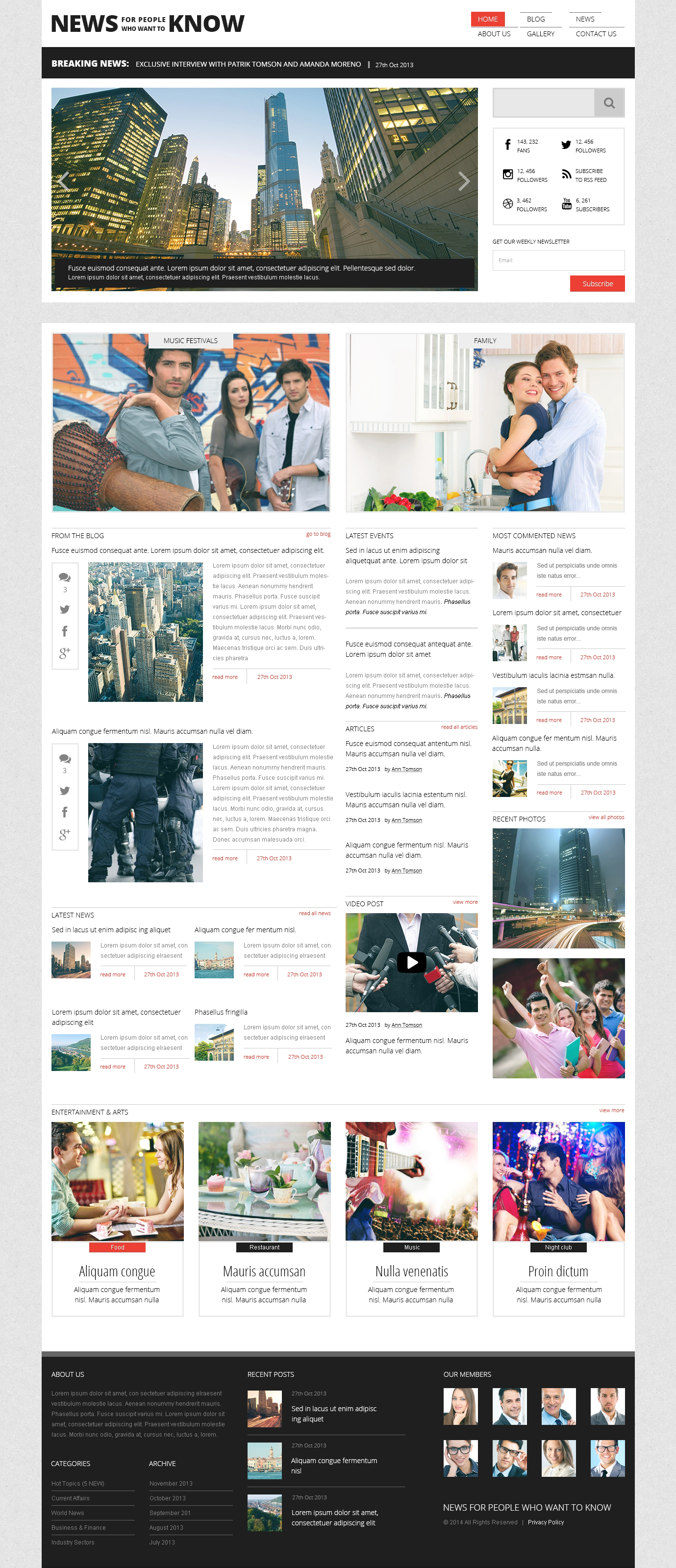 News Portal Responsive WordPress Theme