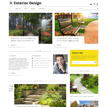 Landscape Design WordPress Themes 47784