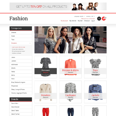 Clothes Online Magento Themes 47903