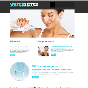 Bottled Water WordPress Themes 47940