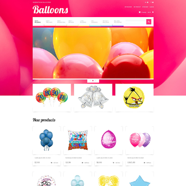 Get Balloon Magento Themes 48004