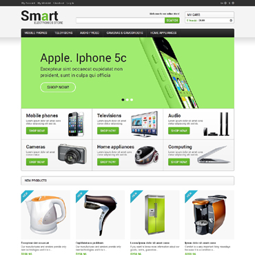 Electronic Store Magento Themes 48007
