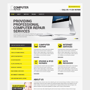 Repair Repair Responsive Website Templates 48138