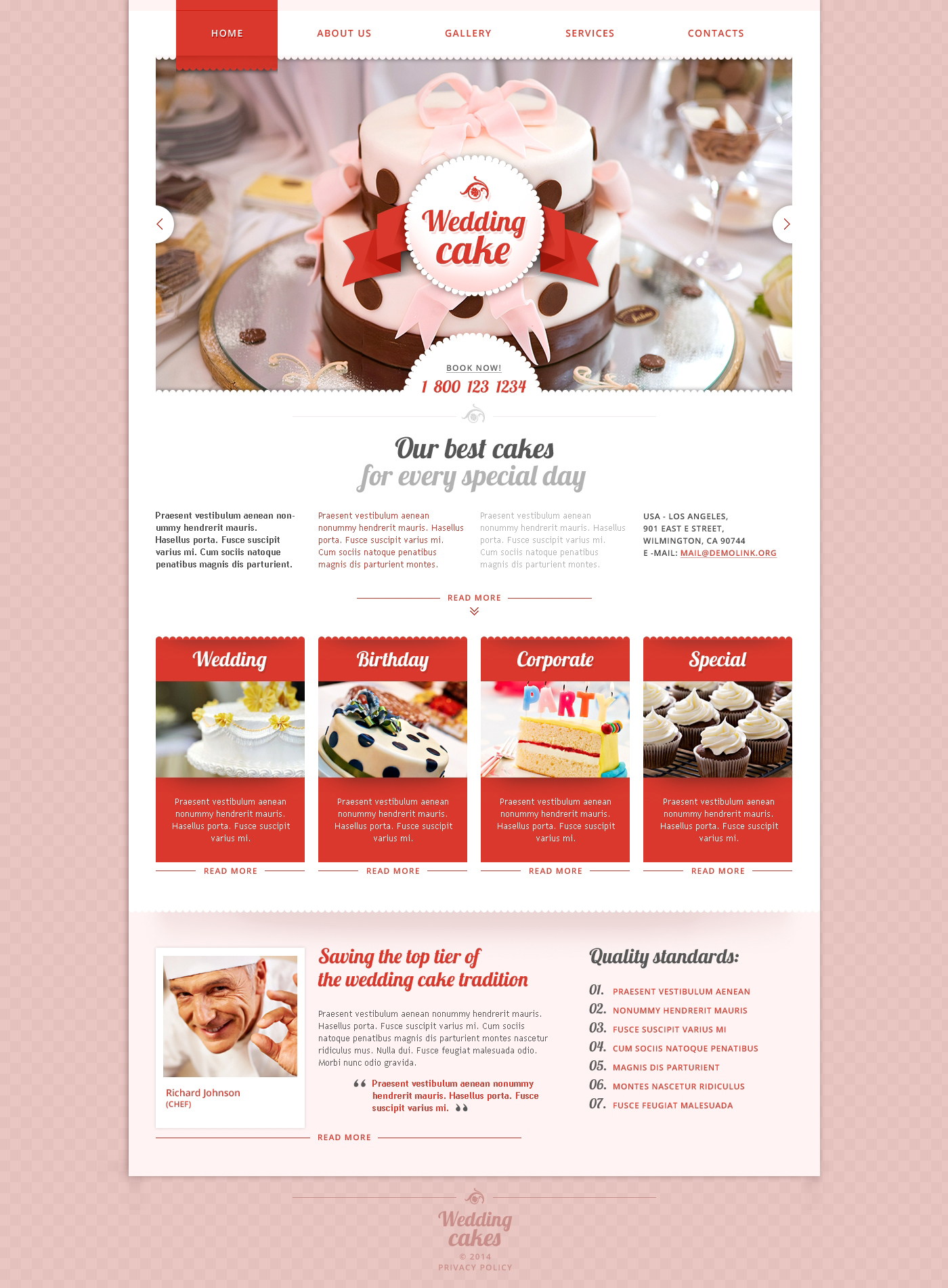 Wix Website Template for Bakery, Pink and Red Website, Feminine Website  Template for Custom Cakes, Cookies, Cupcakes, Website Design Wix - Etsy