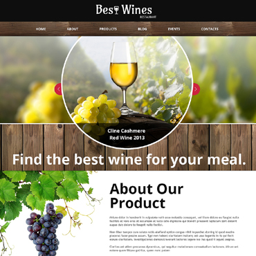 Wine Wine Joomla Templates 48242