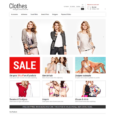 Online Shop Magento Themes 48279