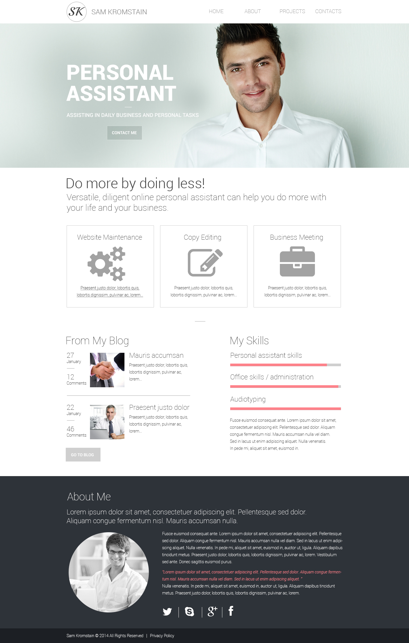 Consulting Responsive Website Template