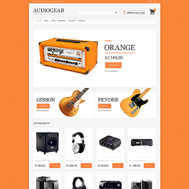 Gear Online Magento Themes 48327