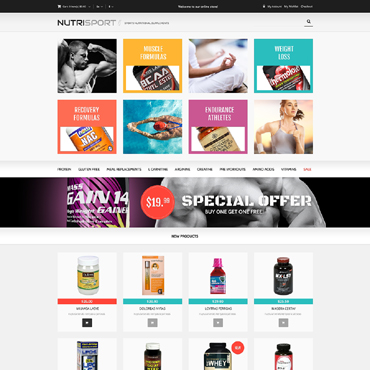 Nutrition Drugs Magento Themes 48335