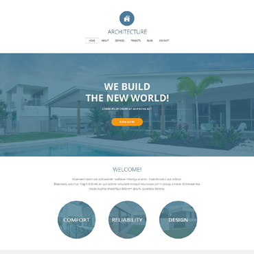 Company Architectural Responsive Website Templates 48396