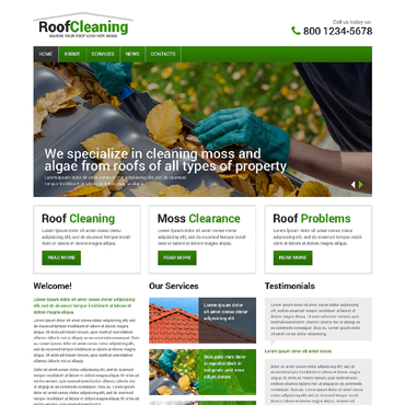 Cleaning Company Responsive Website Templates 48416