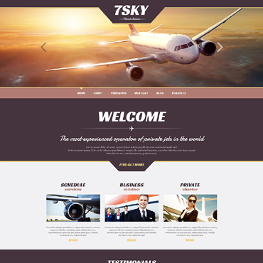 Company Flight WordPress Themes 48422