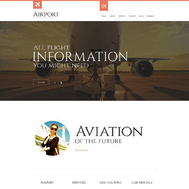 Company Flight WordPress Themes 48505