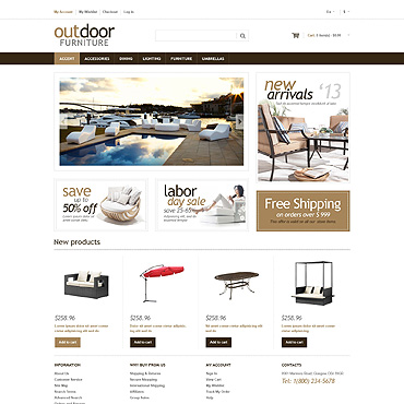 Furniture Store Magento Themes 48512
