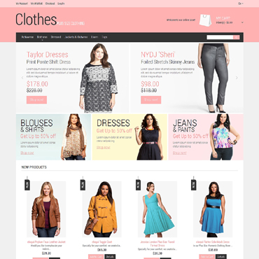 Wear Clothing Magento Themes 48514