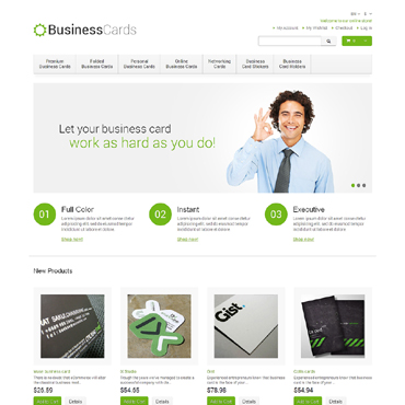 Special Cards Magento Themes 48516