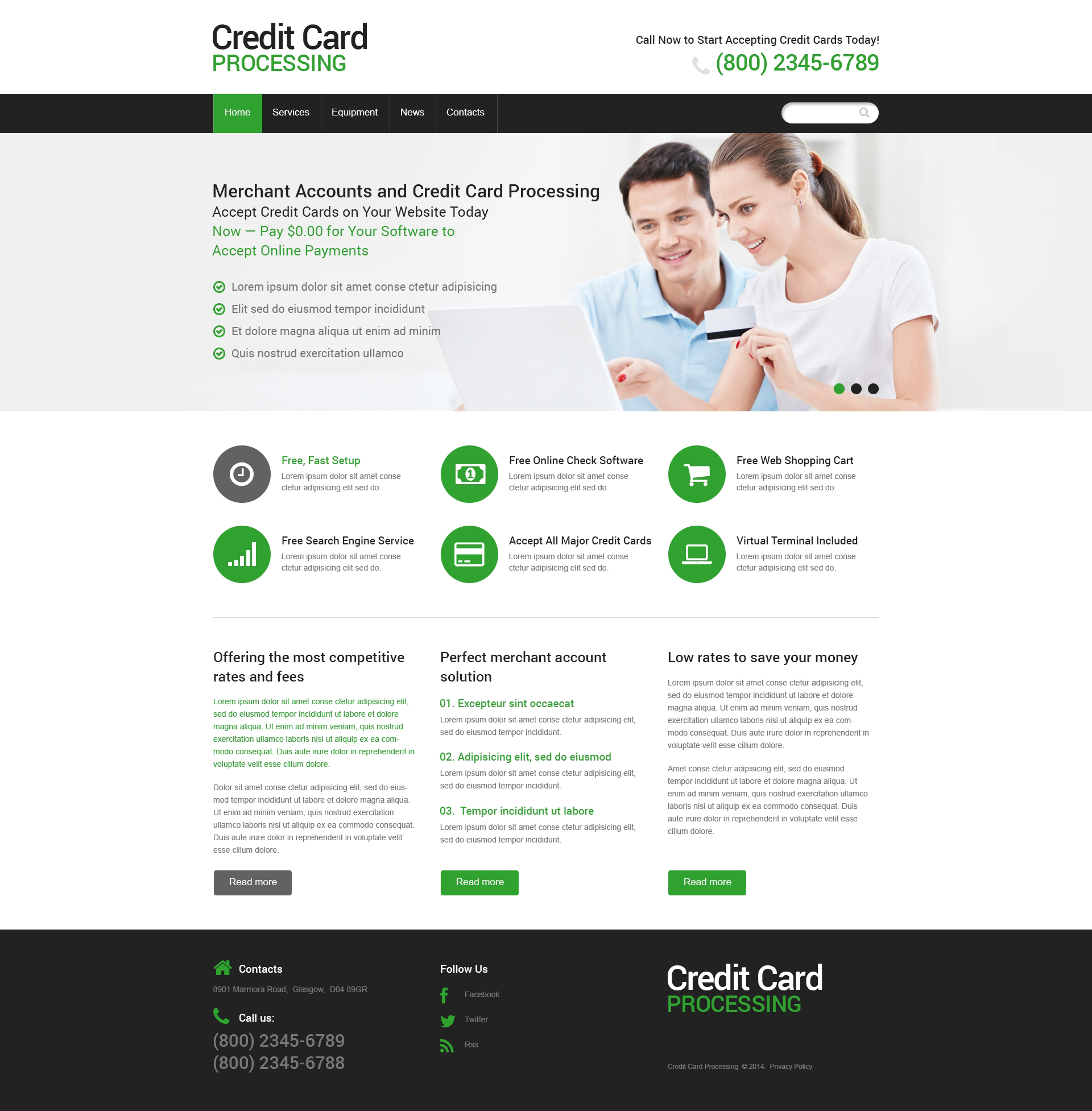 Bank Responsive Website Template