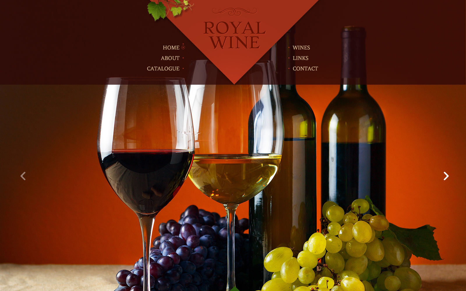 Wine Website Template