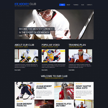 Sport Ice Joomla Templates 48641