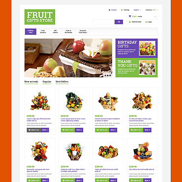 Theme Prestashop Fruit Cadeau 48661