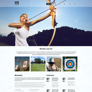 Archery Club Joomla Templates 48695